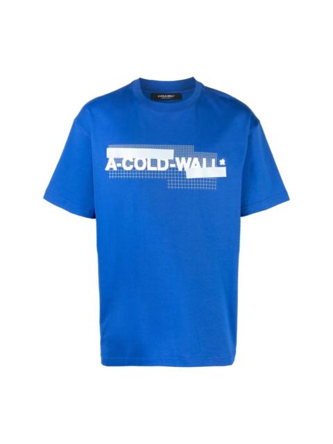 A-COLD-WALL* A Cold Wall Grid Logo-Print Cotton T-Shirt