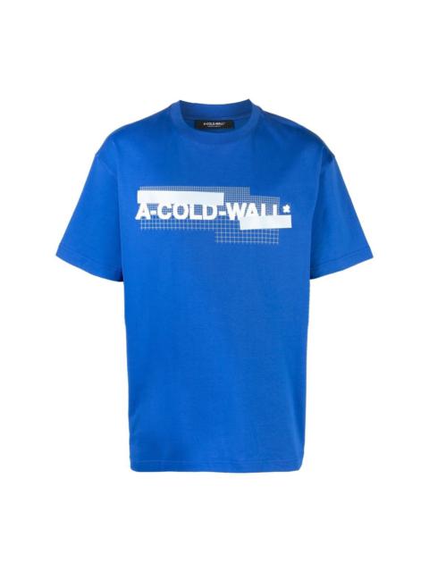 A-COLD-WALL* Grid logo-print T-shirt