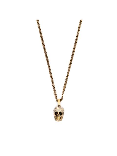 Alexander McQueen Skull embellished charm necklace