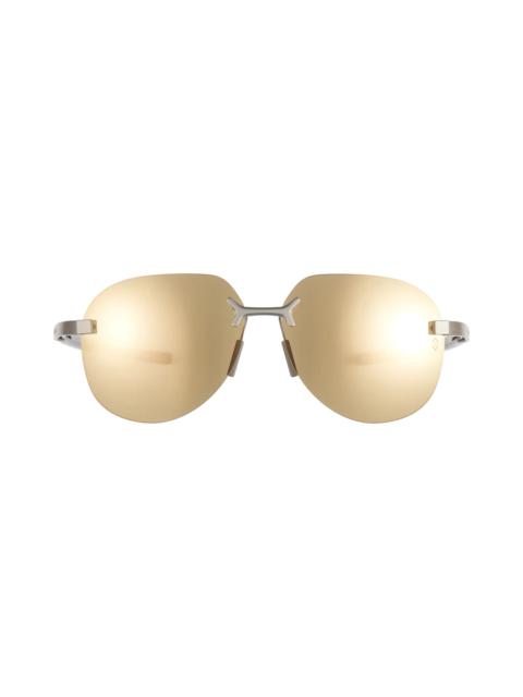 TAG Heuer Flex 59mm Pilot Sport Sunglasses