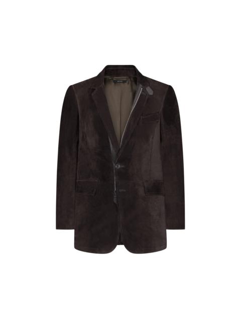 TOM FORD CASHMERE SUEDE SARTORIAL BLAZER
