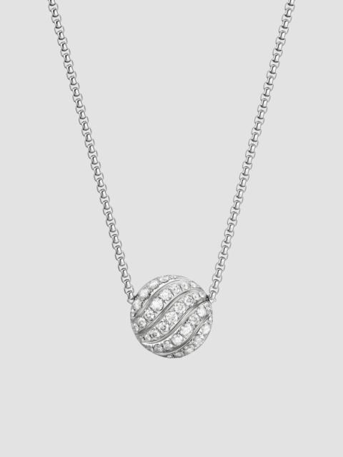 DAVID YURMAN Women's Sculpted Cable Pendant Necklace in Sterling Silver - Diamond