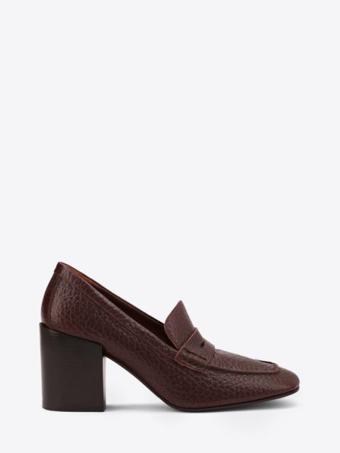 Dries Van Noten HEELED LEATHER LOAFERS