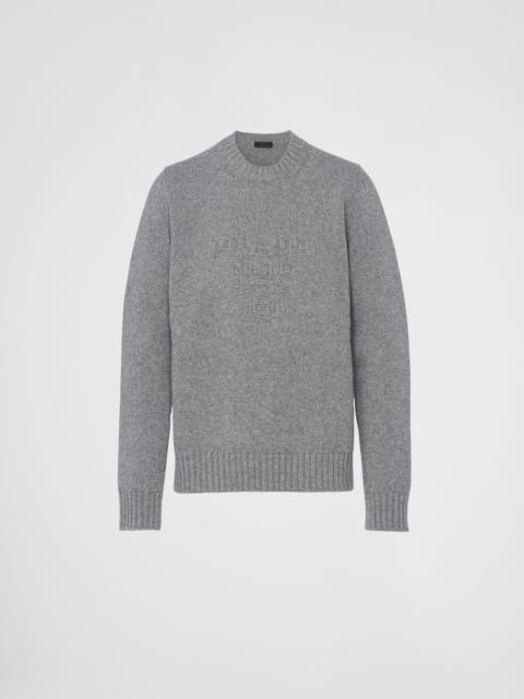 Wool and cashmere crew-neck sweater