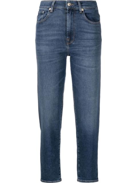 7 For All Mankind skinny cropped jeans