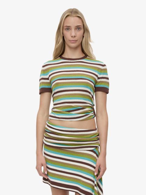CHRISTOPHER ESBER Stripe Knit Orbit Tee