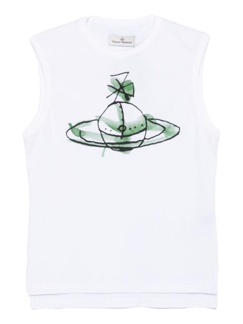 Vivienne Westwood orb-print tank top