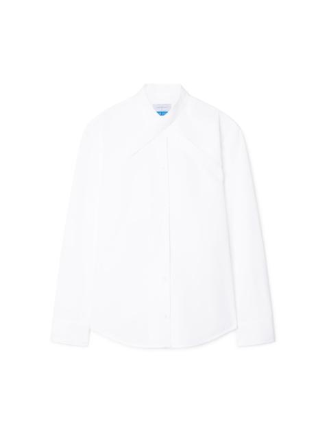 Off-White Cross Collar Shirt