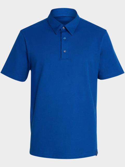 Brioni Men's Jersey Pique Polo Shirt