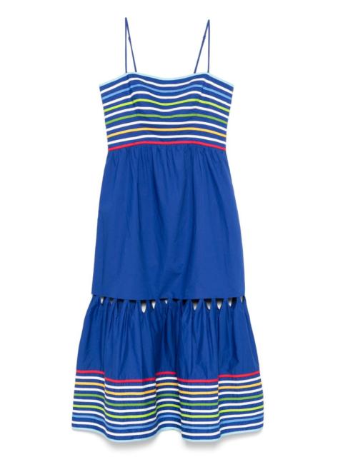 FARM RIO striped maxi dress