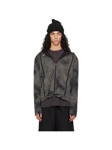 FFFPOSTALSERVICE Black Zip Vent Jacket