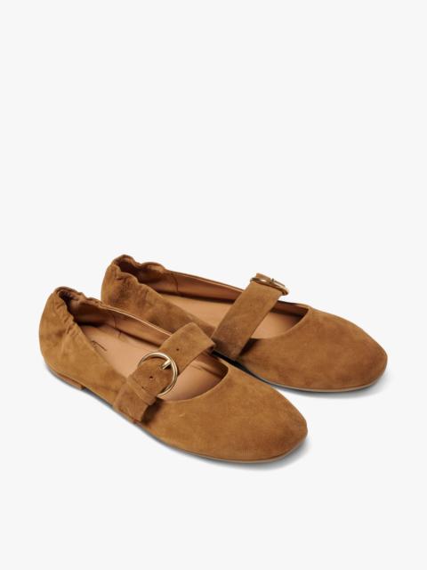 beek Cardinal Leather Mary Jane Ballet Shoe