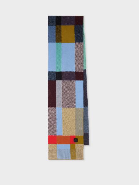 Paul Smith Wool-Cotton Colour-Block Scarf