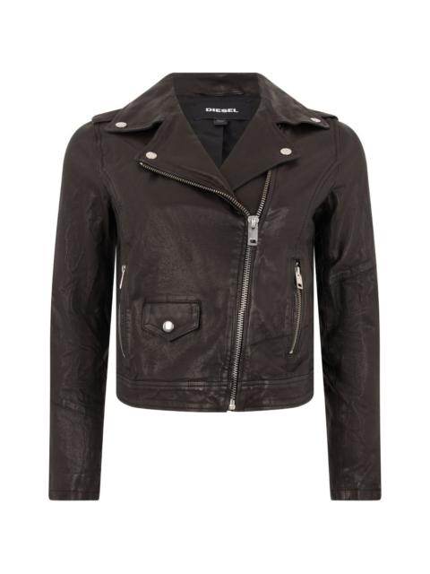 Diesel lambskin biker jacket