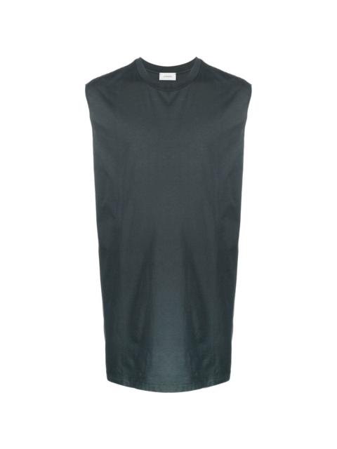 longline cotton tank top