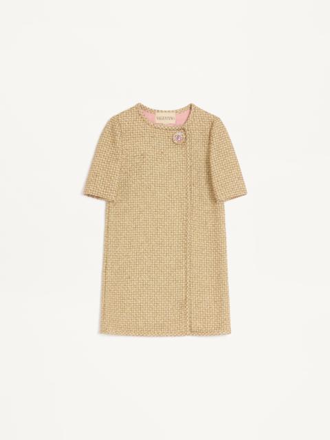 Valentino SHORT CANESTRELLO LUREX TWEED DRESS