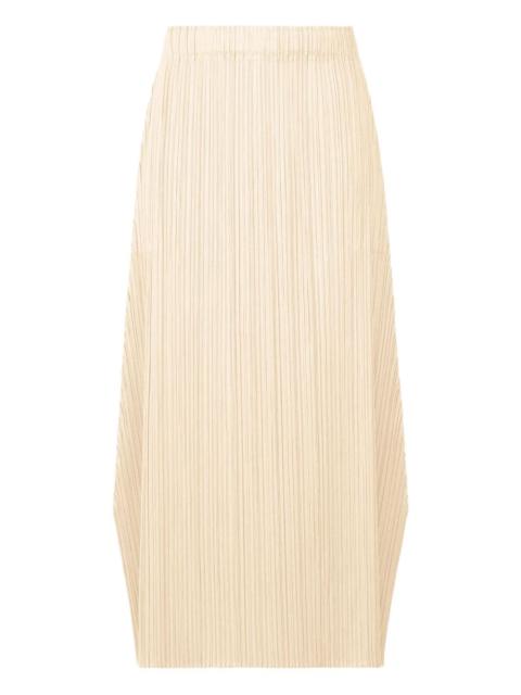 Pleats Please Issey Miyake plissé-effect midi skirt