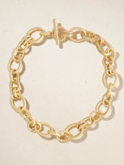 DAVID YURMAN Dy Mercer 18-karat Gold Diamond Necklace
