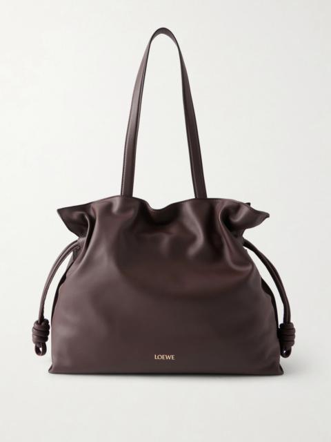 Loewe Flamenco Large Leather Tote Bag Brown