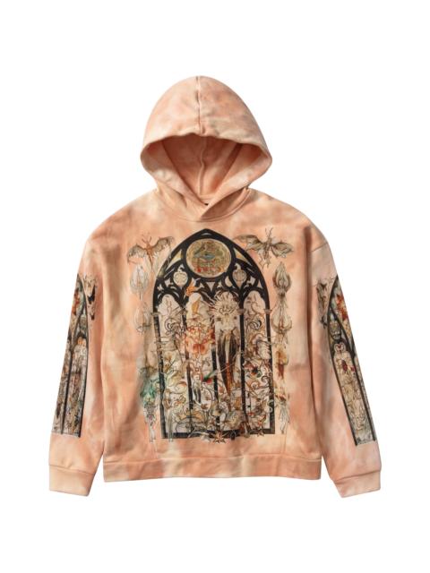 WHO DECIDES WAR GLEAMING HOODED PULLOVER