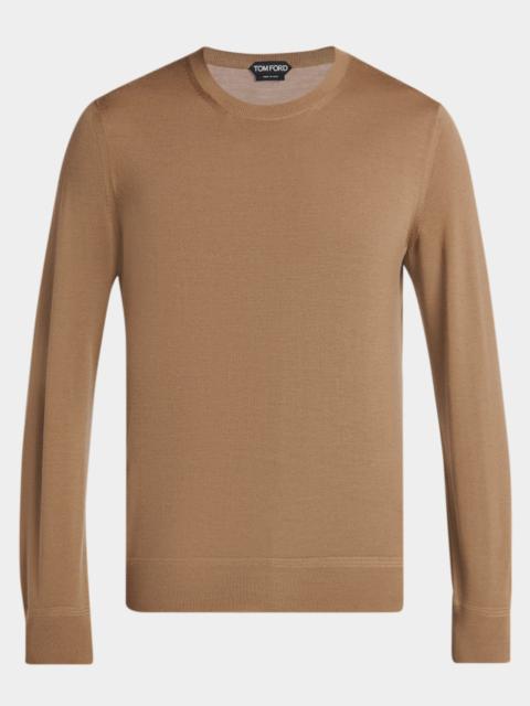 TOM FORD Men's Lyocell and Cotton Long-Sleeve T-Shirt