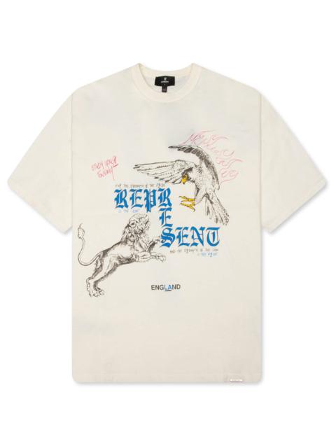 REPRESENT ENEMY T-SHIRT - FLAT WHITE