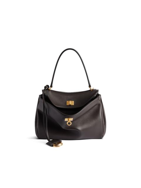 BALENCIAGA Women's Rodeo Small Handbag in Espresso