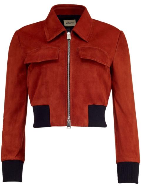 KHAITE The Hector zip-up bomber jacket