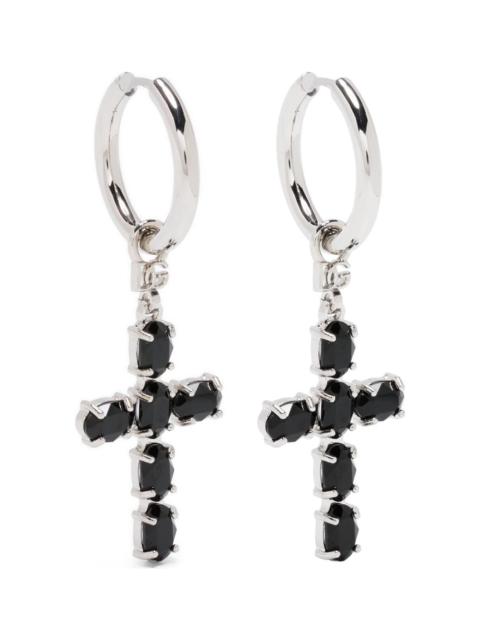 Dolce & Gabbana Orecchini Croci Strass
