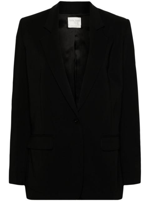 forte_forte tailored single-breasted blazer