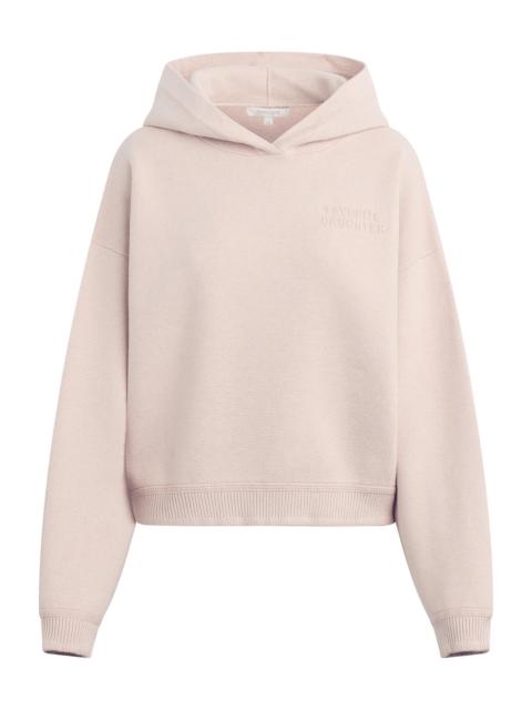Favorite Daughter Women's The Fatigue Sisters Cropped Hoodie - Blush Pink