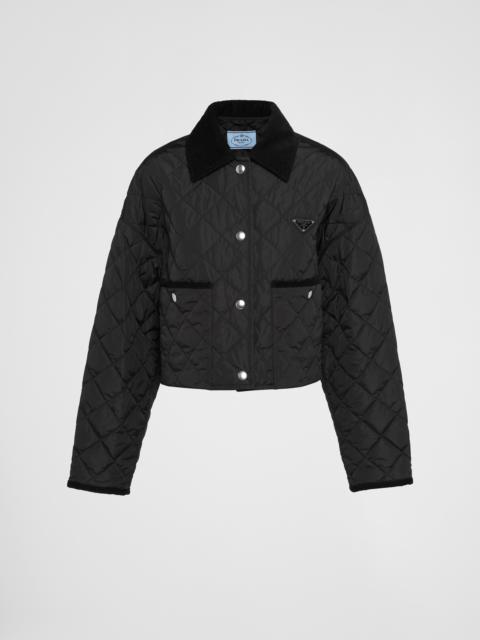 Light Re-Nylon cropped jacket