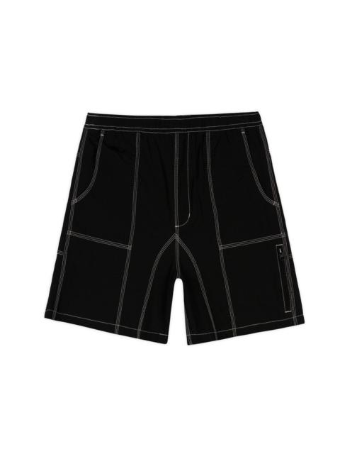 BRAIN DEAD Triple Needle Bishop Short - Black