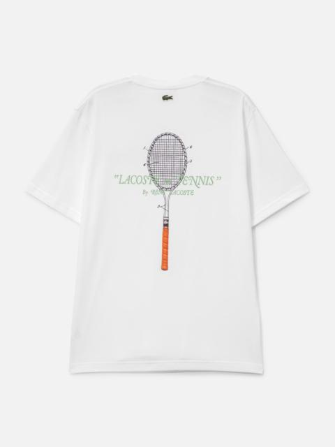 LACOSTE EMBROIDERED COTTON T-SHIRT