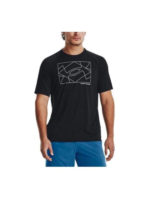 Under Armour Under Armour Velocity Logo Tee 'Black' 1377141-001