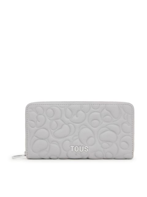 TOUS Gray leather Wallet TOUS Greta