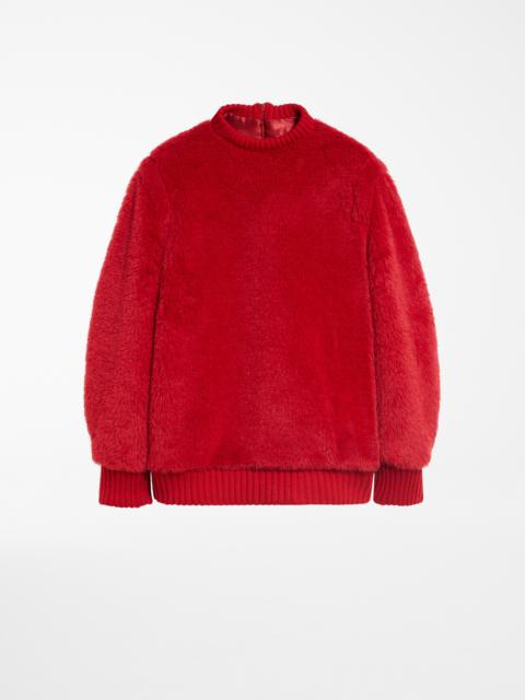 Max Mara CARMINE Alpaca and wool Teddy pullover