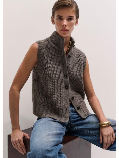 ME+EM High Neck Straight Vest