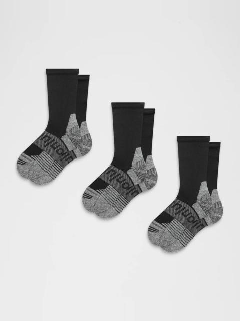 lululemon Unisex Power Stride Cushion Crew Socks *3 Pack