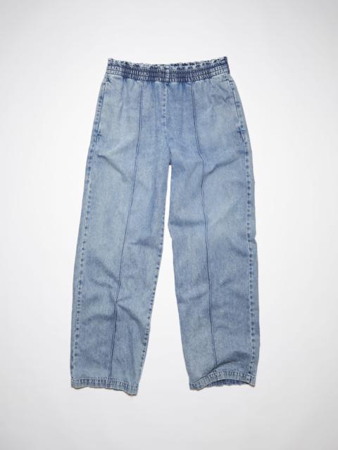 Acne Studios Loose-fit denim trousers - Light blue