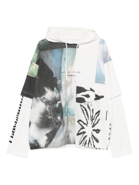 OAMC collage-print hoodie
