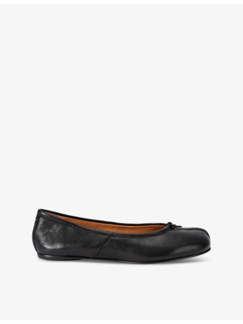 Maison Margiela Tabi split-toe leather ballerina shoes