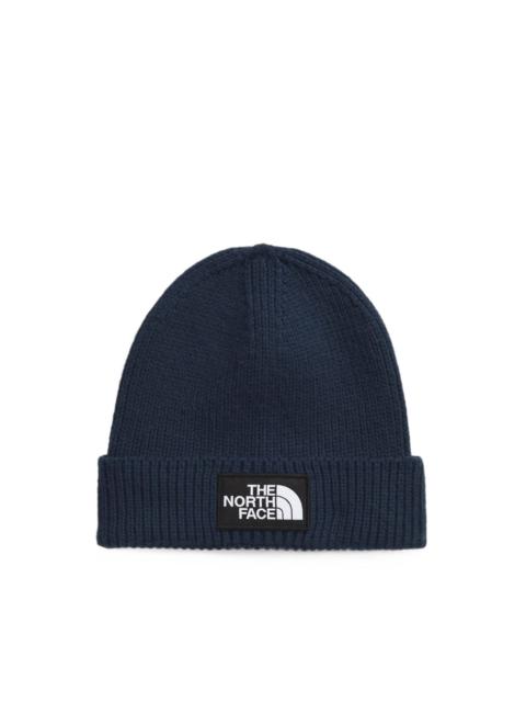 The North Face logo-patch beanie hat