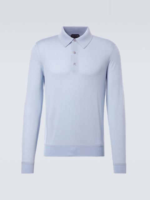 TOM FORD Cashmere and silk polo sweater