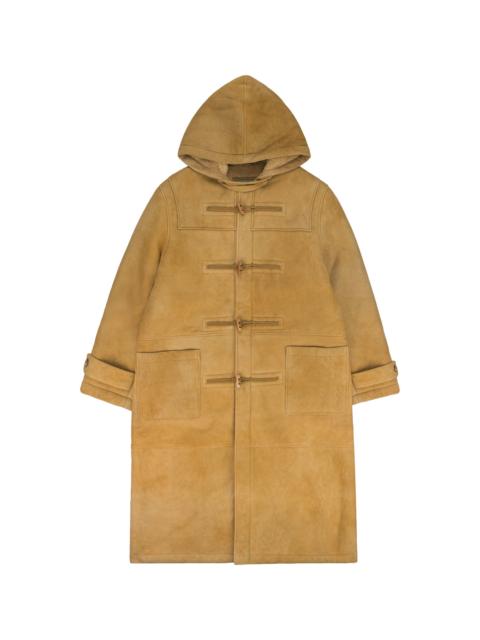 DENIM TEARS Derry Shearling Duffle Coat "Camel" DT1032