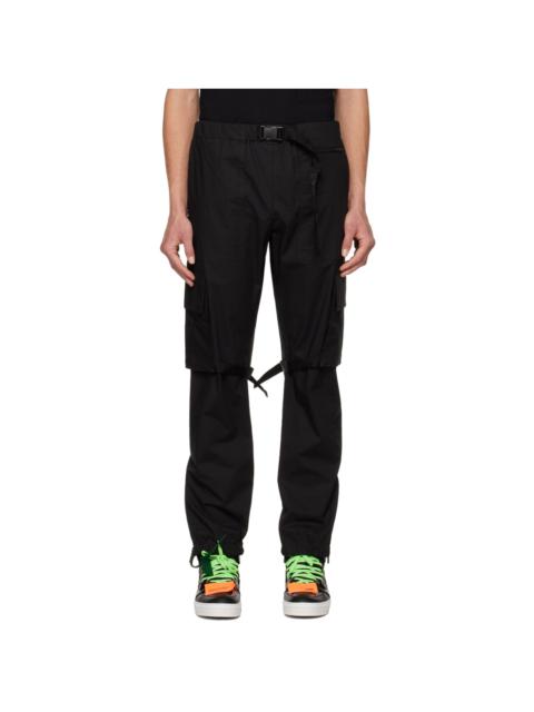 Off-White Black Diag Tab Poly Cargo Pants