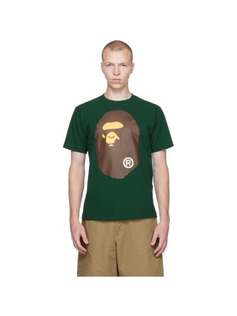 Green Big Ape Head T-Shirt