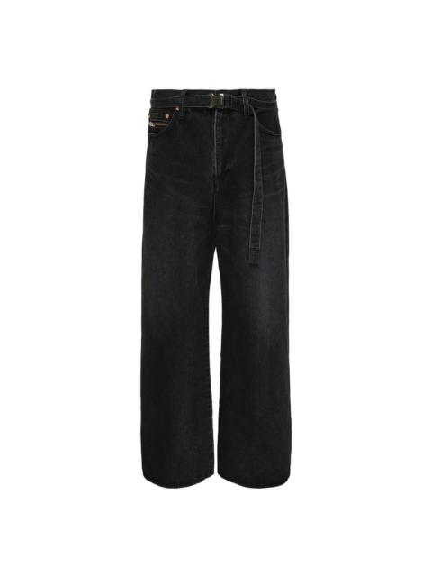 sacai Wide Denim Pants