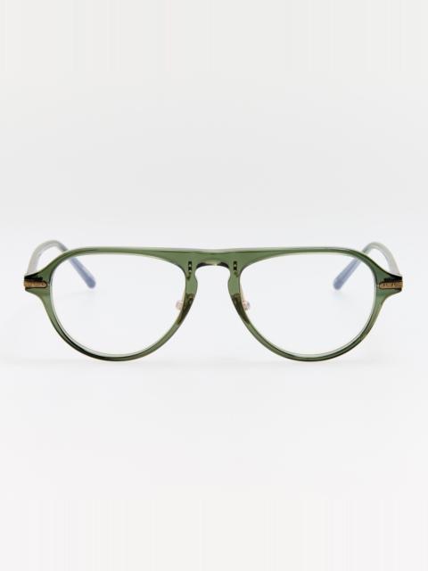 LINDA FARROW Ferro Optical in Green