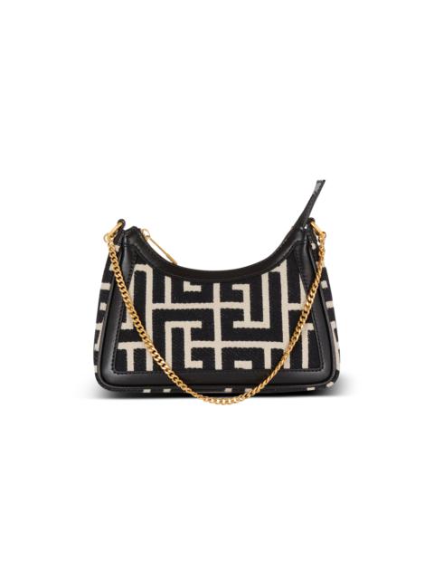 Balmain B-Army Shoulder bag in monogram jacquard